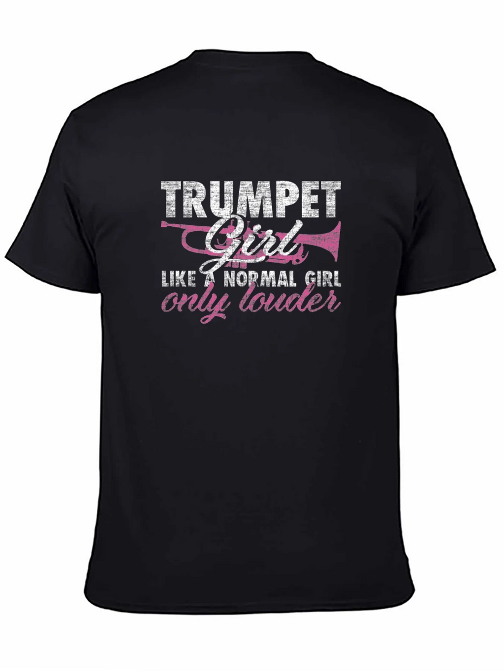 Trumpet Girl Graphic Tee - Musicians Shirt