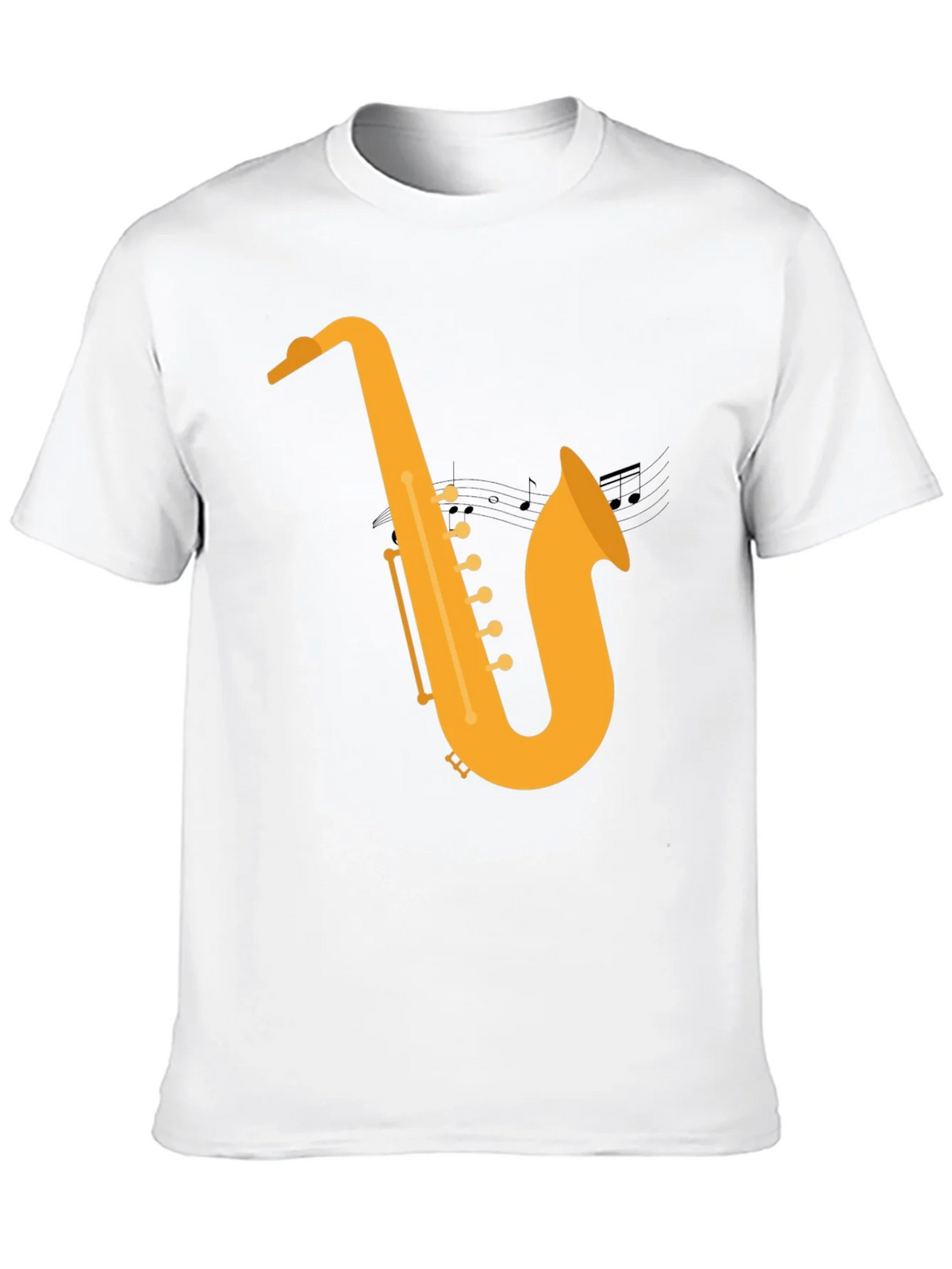 Saxophone Graphic Tee - Musical Style