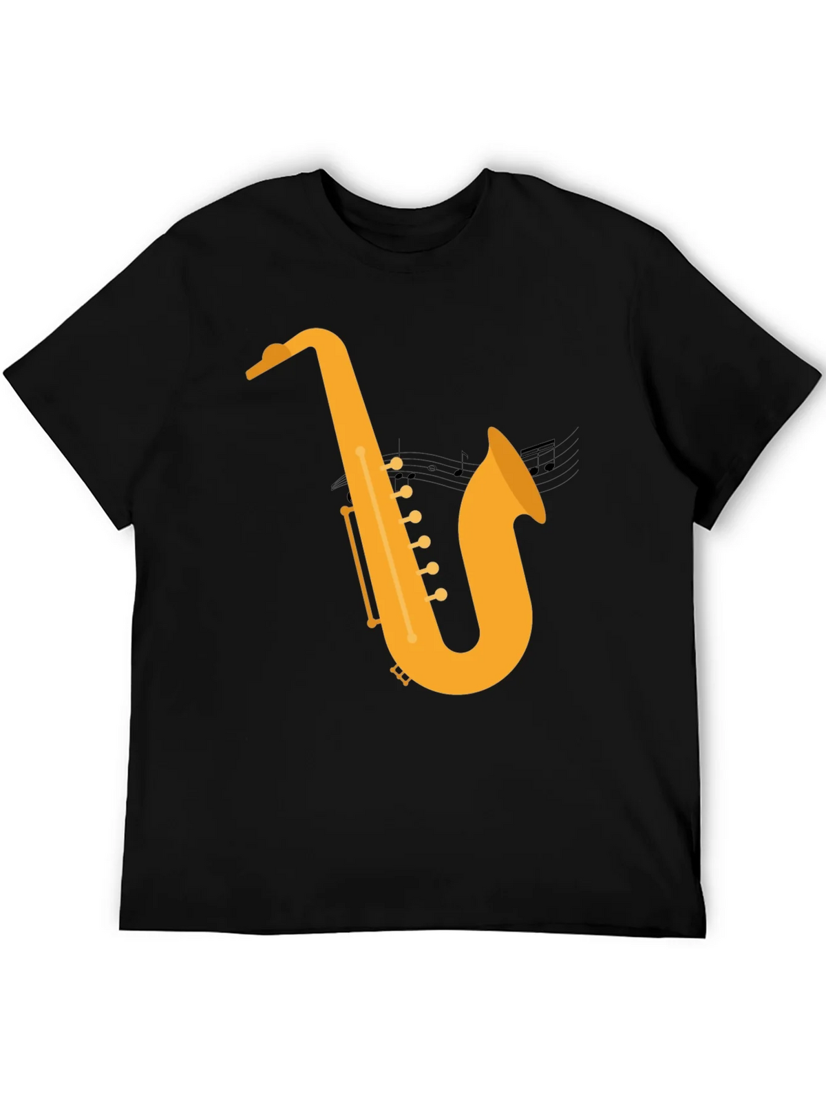 Saxophone Graphic Tee - Musical Style
