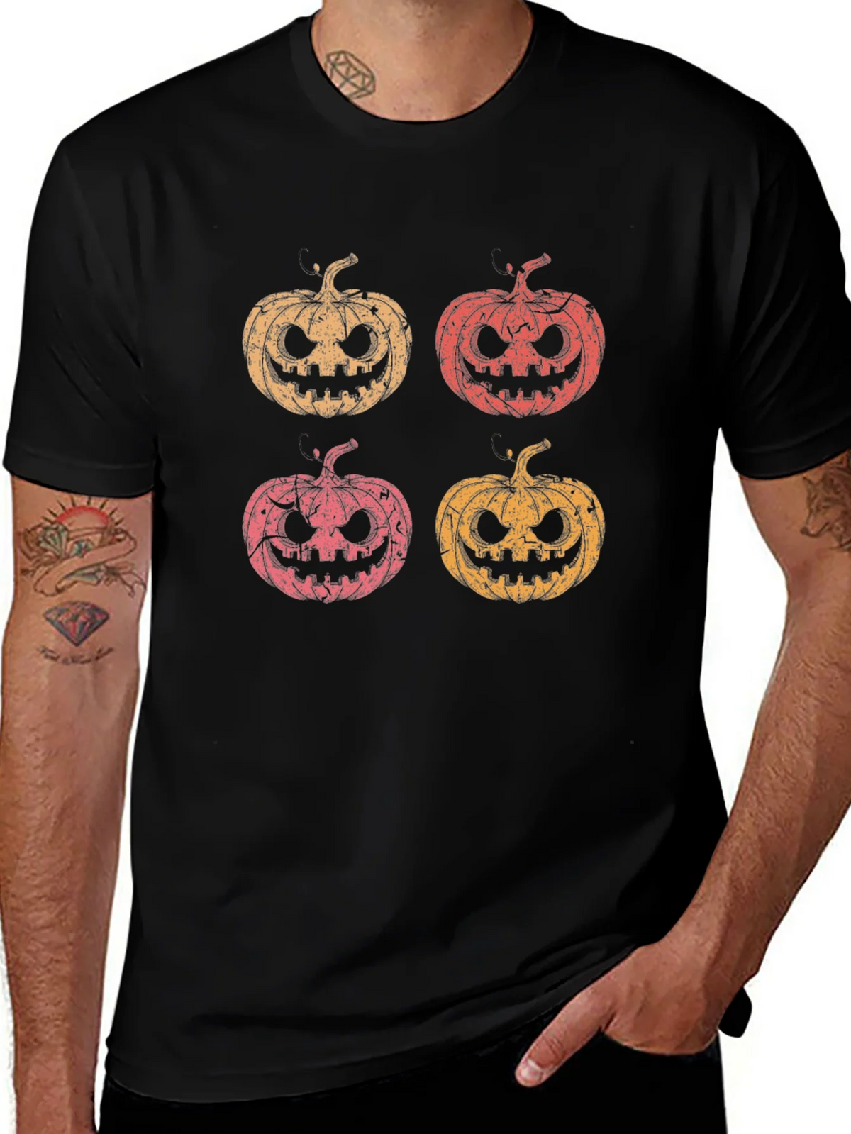 Vintage Halloween Pumpkin Patch T-Shirt
