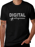 Digital Entrepreneur T-Shirt - Black Graphic Tee