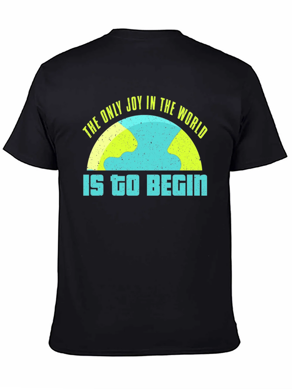 Joy To Begin Graphic Tee - Black