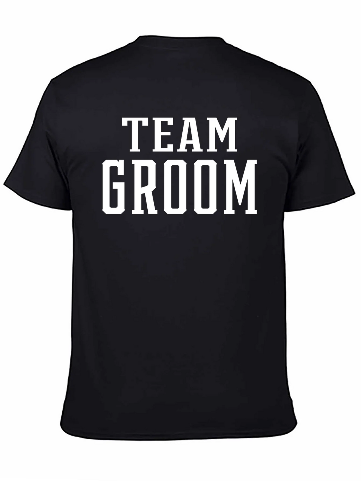 Team Groom Black T-Shirt