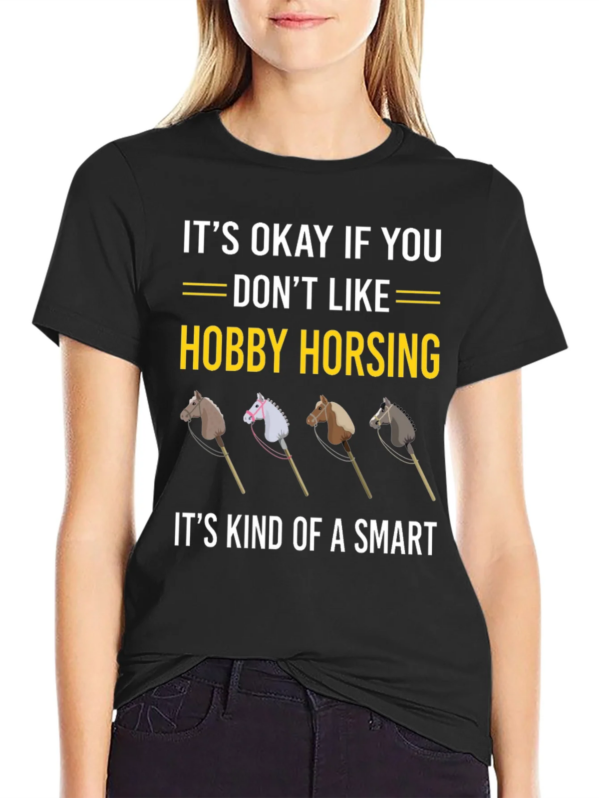 Hobby Horsing T-Shirt - Funny Horse Lover Gift