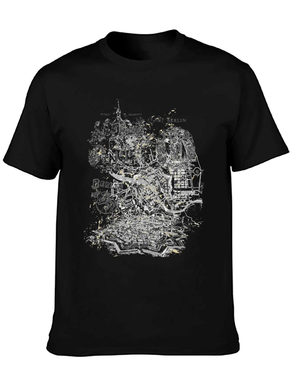 Berlin Map T-Shirt - Urban Graphic Tee