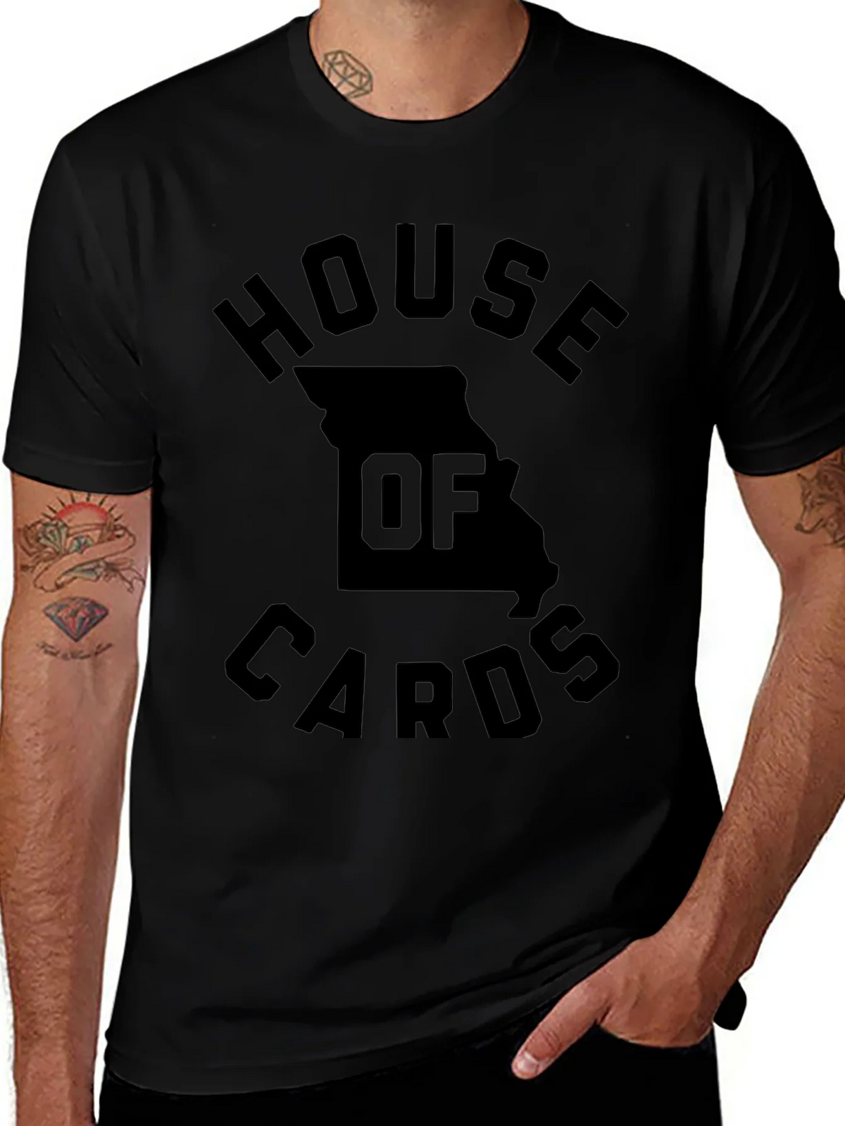 House of Cards Missouri Black T-Shirt