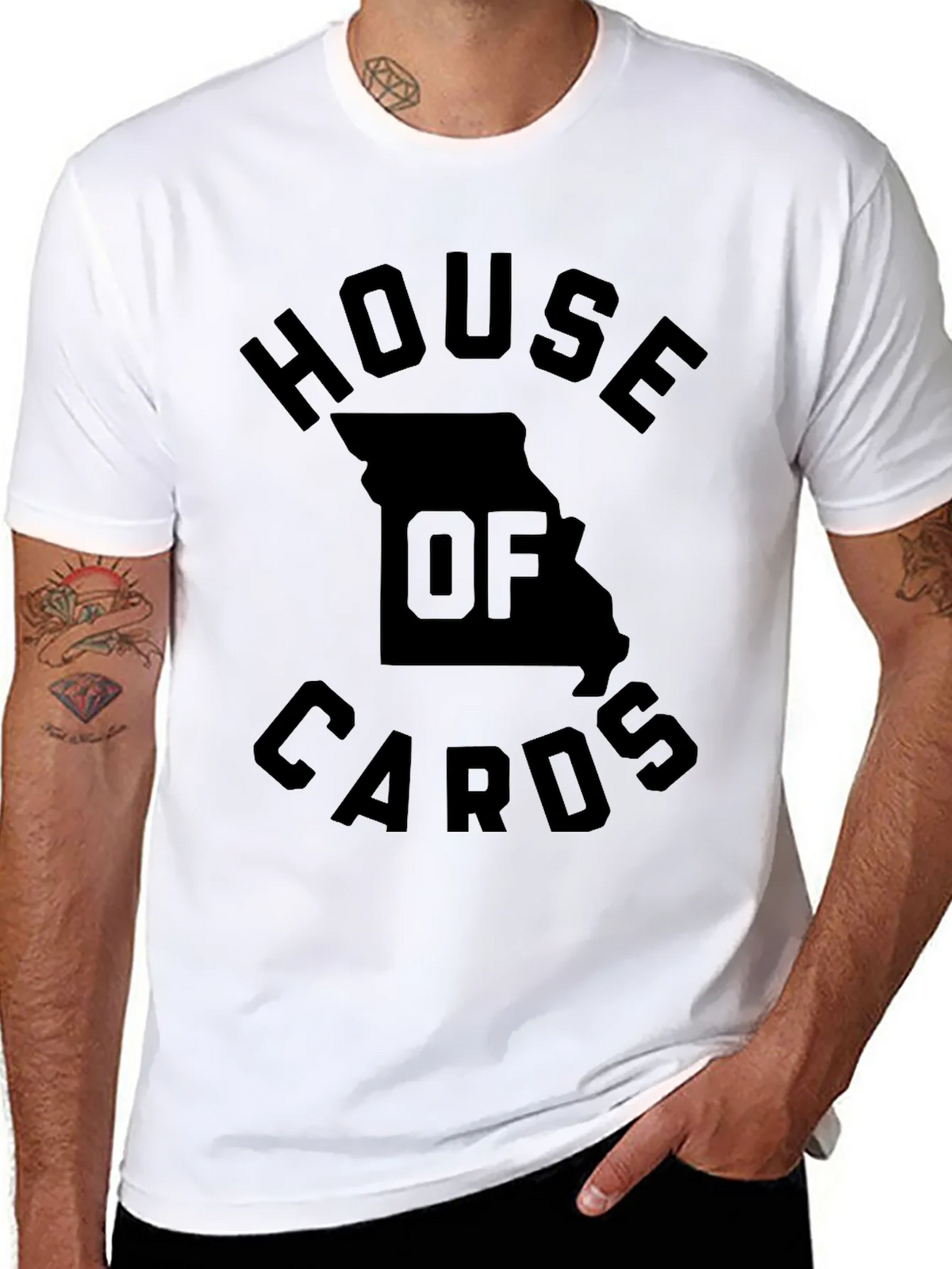 House of Cards Missouri Black T-Shirt