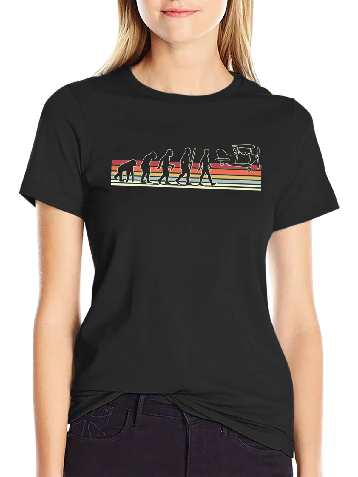 Evolution of Flight T-Shirt - Black