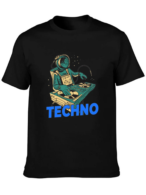 Astronaut DJ Techno T-Shirt