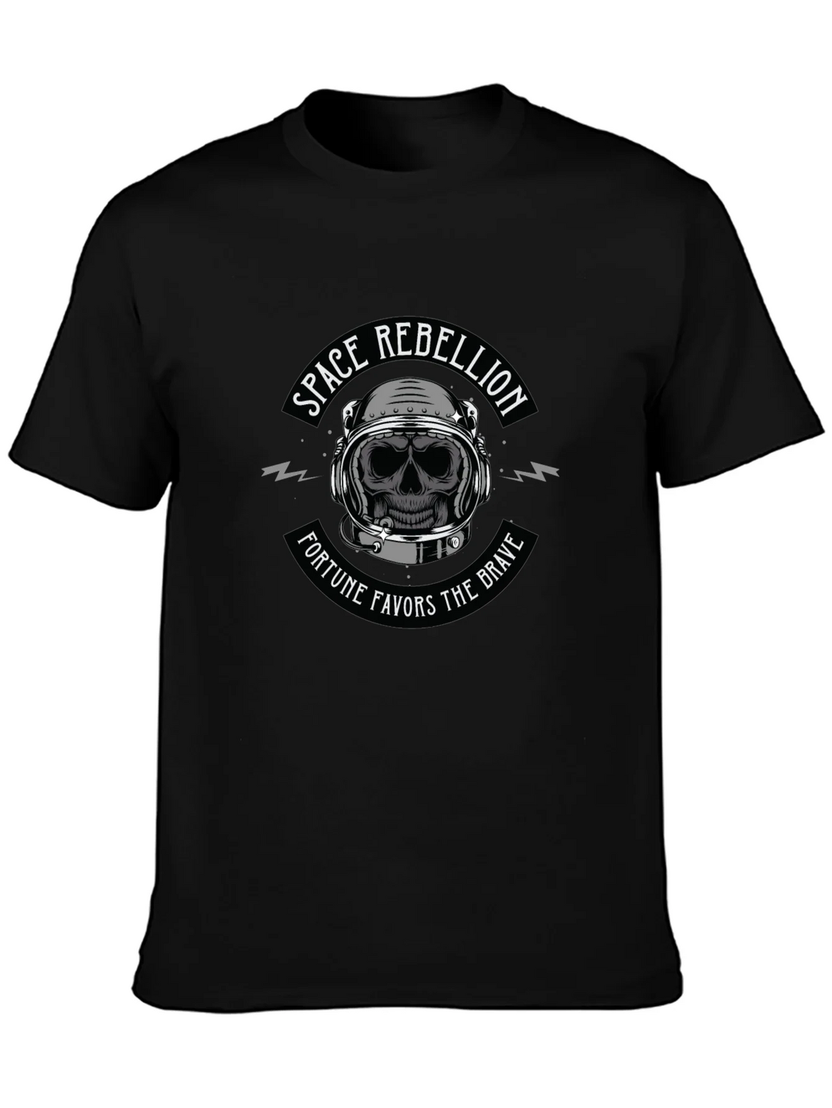 Space Rebellion T-Shirt - Fortune Favors the Brave