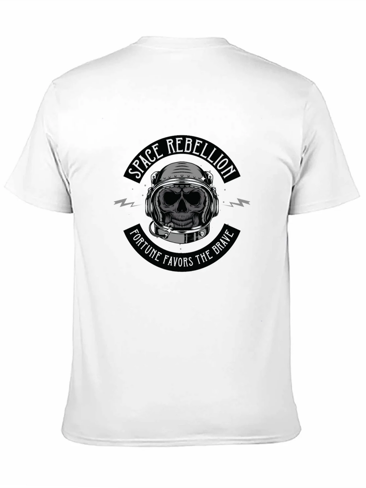 Space Rebellion T-Shirt - Fortune Favors the Brave