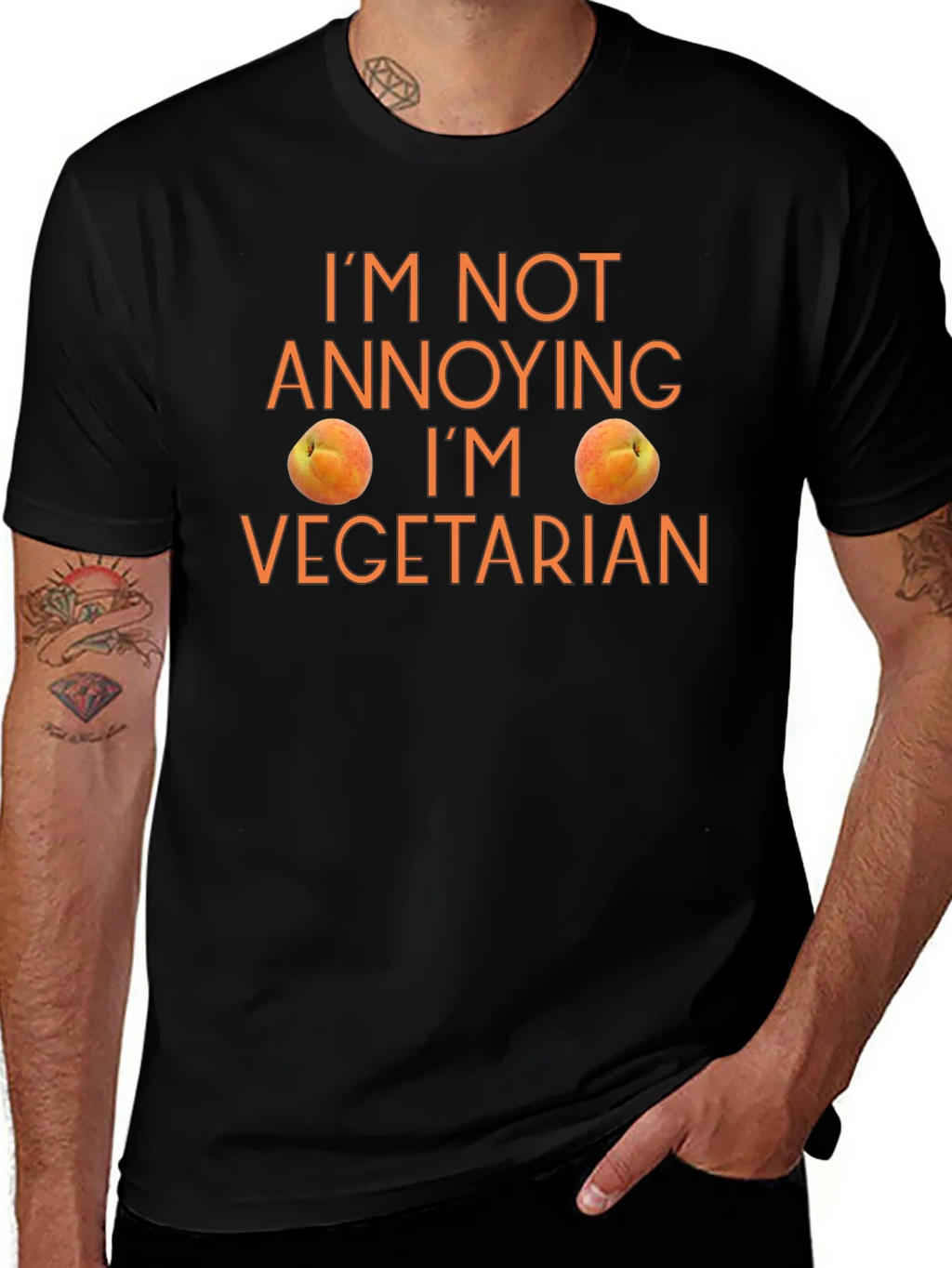 Funny Vegetarian T-Shirt - Im Not Annoying!