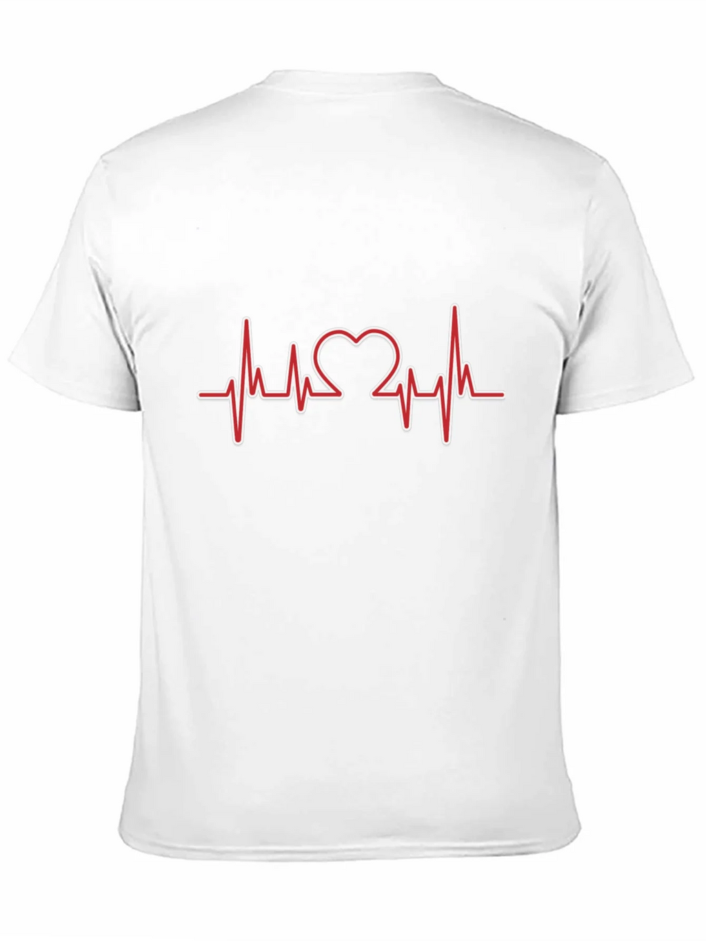 Heartbeat Heart Love Design T-Shirt