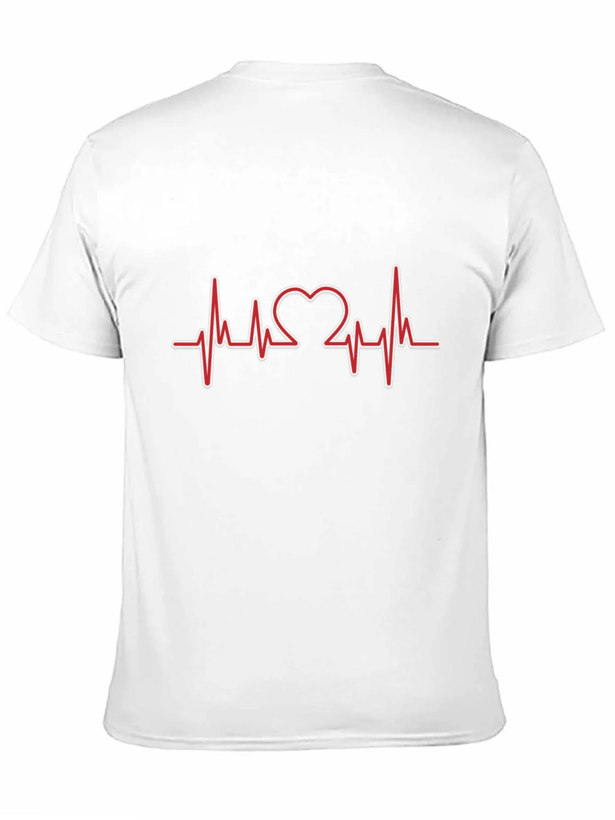 Heartbeat Heart Love Design T-Shirt